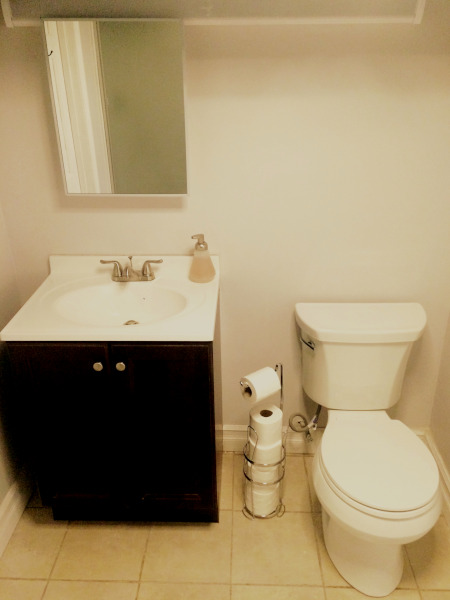 Inside bathroom