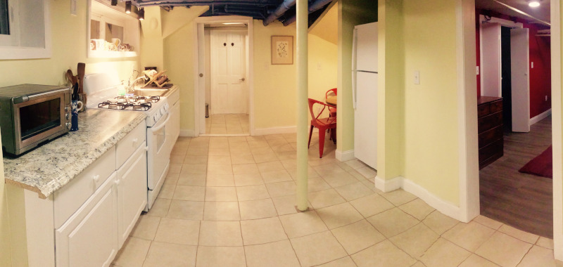 Bathroom from entry area